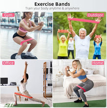 Load image into Gallery viewer, Resistance Bands Set for Workout &amp; Physical Therapy – Elastic Loop Bands for Yoga, Pilates, Booty &amp; Leg Training