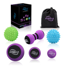 Load image into Gallery viewer, Fitballz™ 6-in-1 Massage Ball Kit – Myofascial Trigger Point &amp; Plantar Fasciitis Relief Set